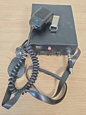 SAGE MINI Com TS-605 Pilot Radio Vintage Microphone Old Walkie Talkie