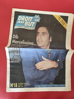 Ancien journal vintage Olympique de Marseille Droit Au But rétro football collec