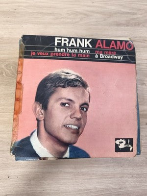 Vinyle 45T vintage FRANK ALAMO Barclay pochette d'origine occasion yéyé