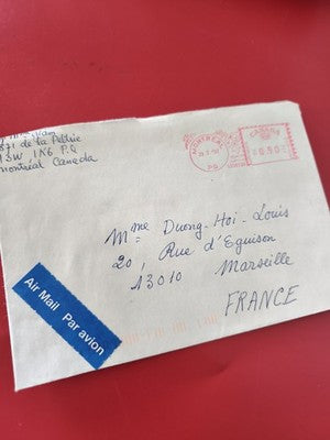 Ancienne enveloppe oblitérée Canada 1971 Air Mail pour philatéliste collection