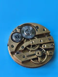 Ancien mouvement montre gousset vintage pour pièces, mécanisme doré, collection