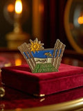 Pin's vintage Le Bambou Le Mourillon badge publicitaire rétro soleil plage
