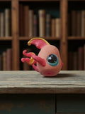 Figurine Petshop vintage poisson rose yeux bleus jouet ancien rare