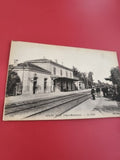 Ancienne carte postale oblitérée Golfe Juan gare Alpes-Maritimes collection phil