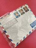 Ancienne enveloppe oblitérée Indochine timbres 1952 philatélie collection