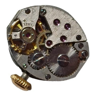 Montre mécanique Flamor Suisse vintage cadran doré ébauche ancienne