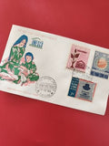 Vintage FDC Vietnam 1966 UNESCO, enveloppe 1er jour timbres illustrés Saigon
