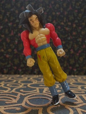 Figurine Dragon Ball GT vintage Goku Super Saiyan 4 rétro années 90 jouet ancien