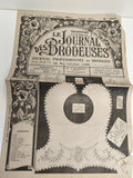Journal ancien broderie Le Journal des Brodeuses 1952 motif patron vintage