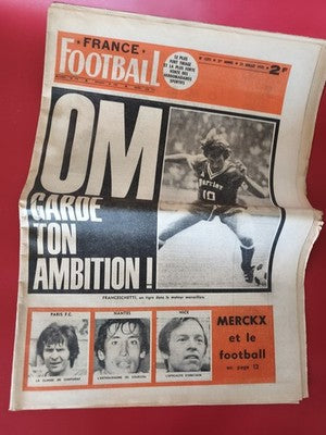 Ancien journal vintage Olympique de Marseille Droit au But rétro football rare