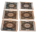 Lot 6 billets 100 Mark Allemagne 1920 décor floral Billets anciens
