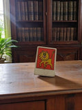 Gomme vintage années 50/60 lion illustration rétro déco bureau ancien