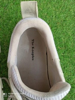 Sneakers The Kooples Paris beige blanc femme urbain chic taille 38