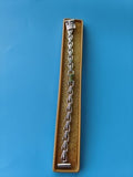 Bracelet montre ancien vintage français neuf deadstock, maillons argentés, étui