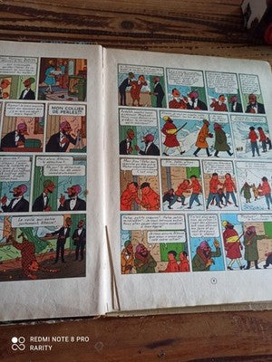 Bande dessinée Hergé La Vallée des Cobras Casterman Jo Zette Jocko 1950s