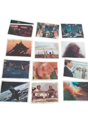 Stickers vintage Independence Day Merlin Lot de 12 images rares années 90