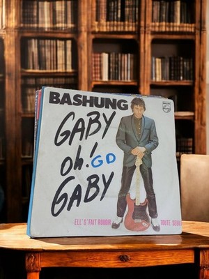Vinyle 45 tours Bashung Gaby oh Gaby vintage rétro Philips France