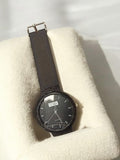 Montre homme FENT vintage quartz noire à réviser rétro ancien