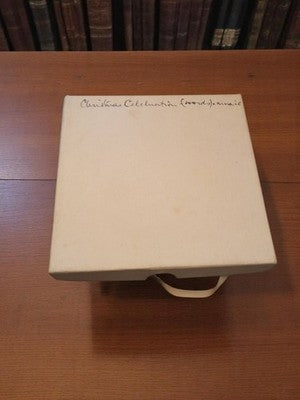 Bande magnétique audio vintage, boîte “Christmas Celebration”, ancien film sonor
