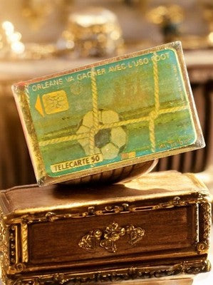 Télécarte vintage 50 unités Orléans football USO rare, visuel ballon but