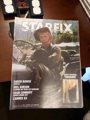 Magazine Starfix n°5 juin 1983 David Bowie Furyo rétro cinéma ancien