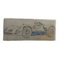 Plan original calque voiture course Dinky Toys dessin vintage rare