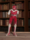 Figurine Bioman rouge vintage 1987 métal, robot sentai rare, Power Ranger