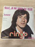Vintage 45 tours ancien vinyle Ringo état collection rétro musique française
