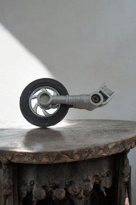 Roue avant moto GI Joe vintage accessoire jouet rétro pièce détachée