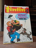 Magazine Tintin vintage années 80 | Couverture Chick Bill, BD rétro collector
