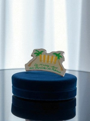 Pin's publicitaire vintage Les rendez-vous aux Stivists de France émail