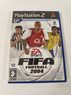 Jeu PS2 Fifa 2004 pour Playstation 2, jeu de football, complet, version français