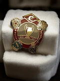 Pin's vintage Ligue des Champions 1990-1991 football clubs anciens badge