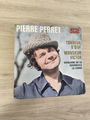 Vintage 45 tours Pierre Perret ancien disque vinyle collection chanson française