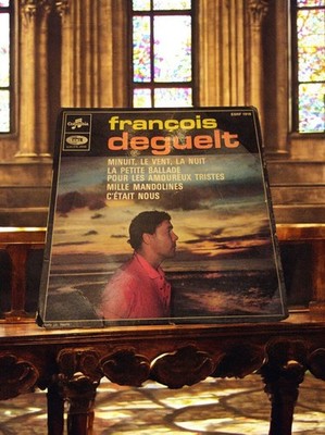 Vinyle 45 tours François Deguelt vintage Columbia pochette photo couleur