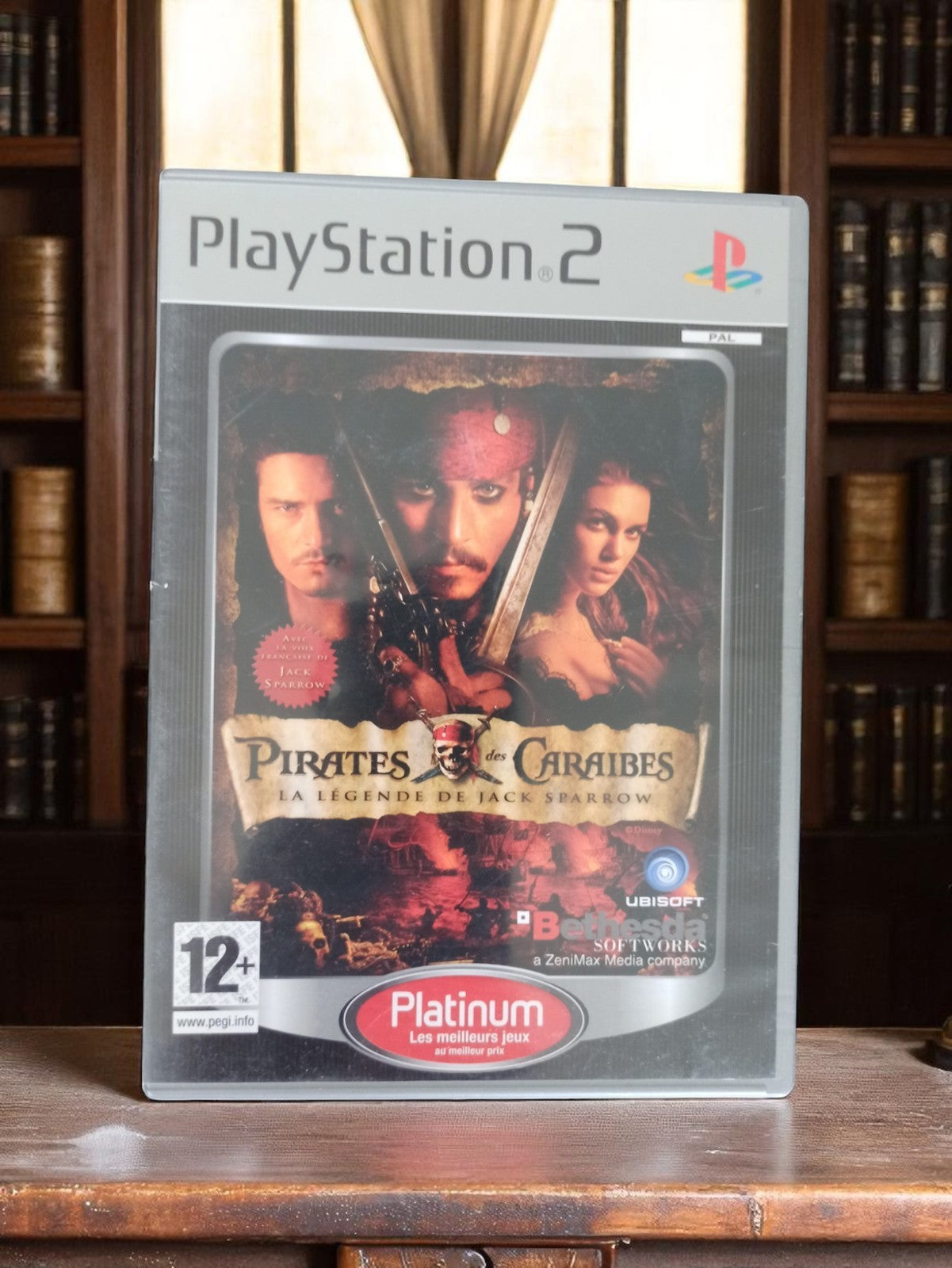 Jeu PS2 Pirates des Caraïbes Platinum Ubisoft vintage, complet sans notice