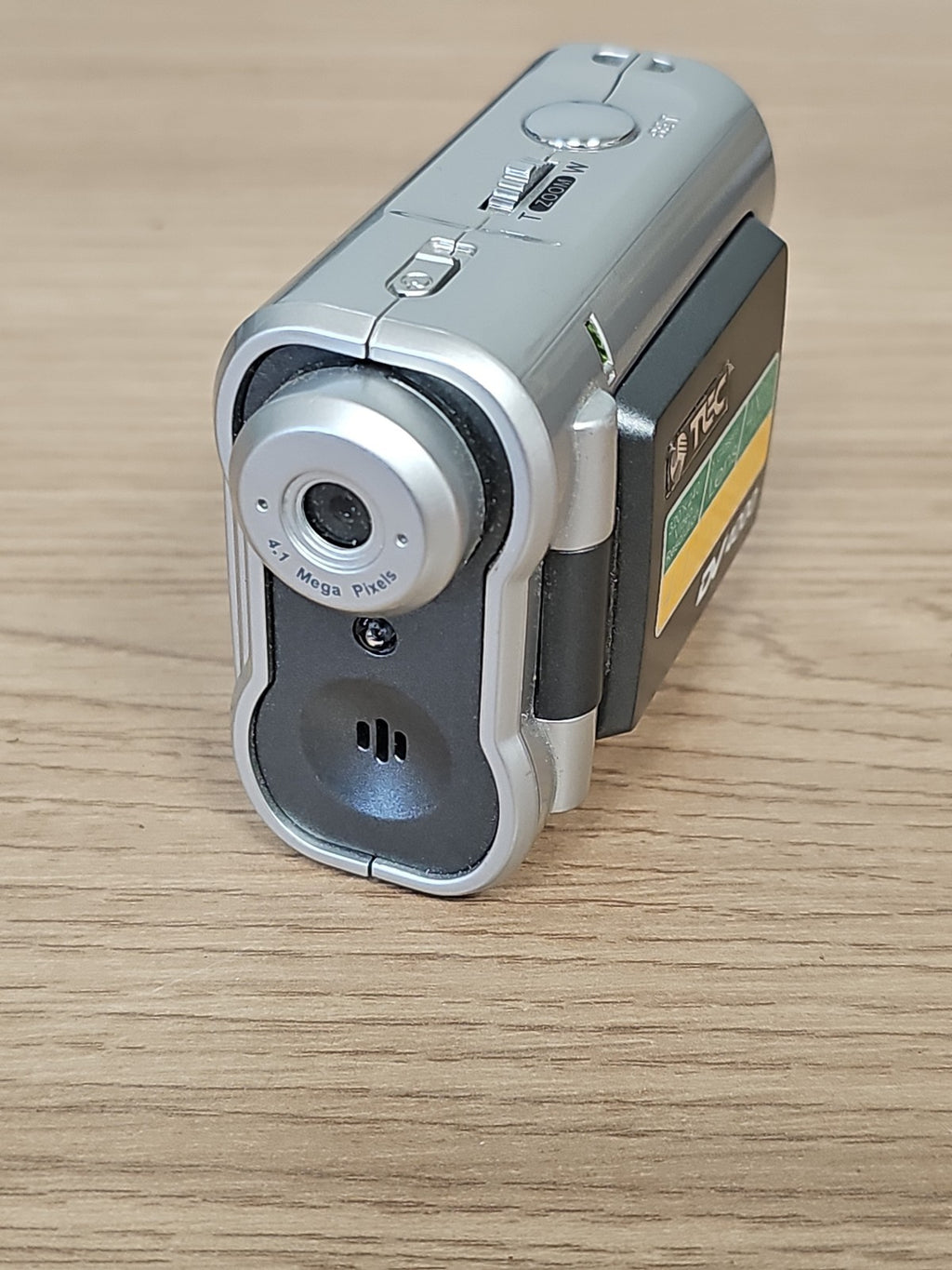 Caméscope numérique vintage Tec DV 4000 argenté 4.1MP non testé pièces