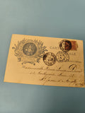 Carte postale ancienne Les Annales illustrée, timbre et cachets d?époque