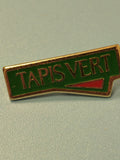 Vintage pin's Tapis Vert émaillé vert et rouge collection années 80/90