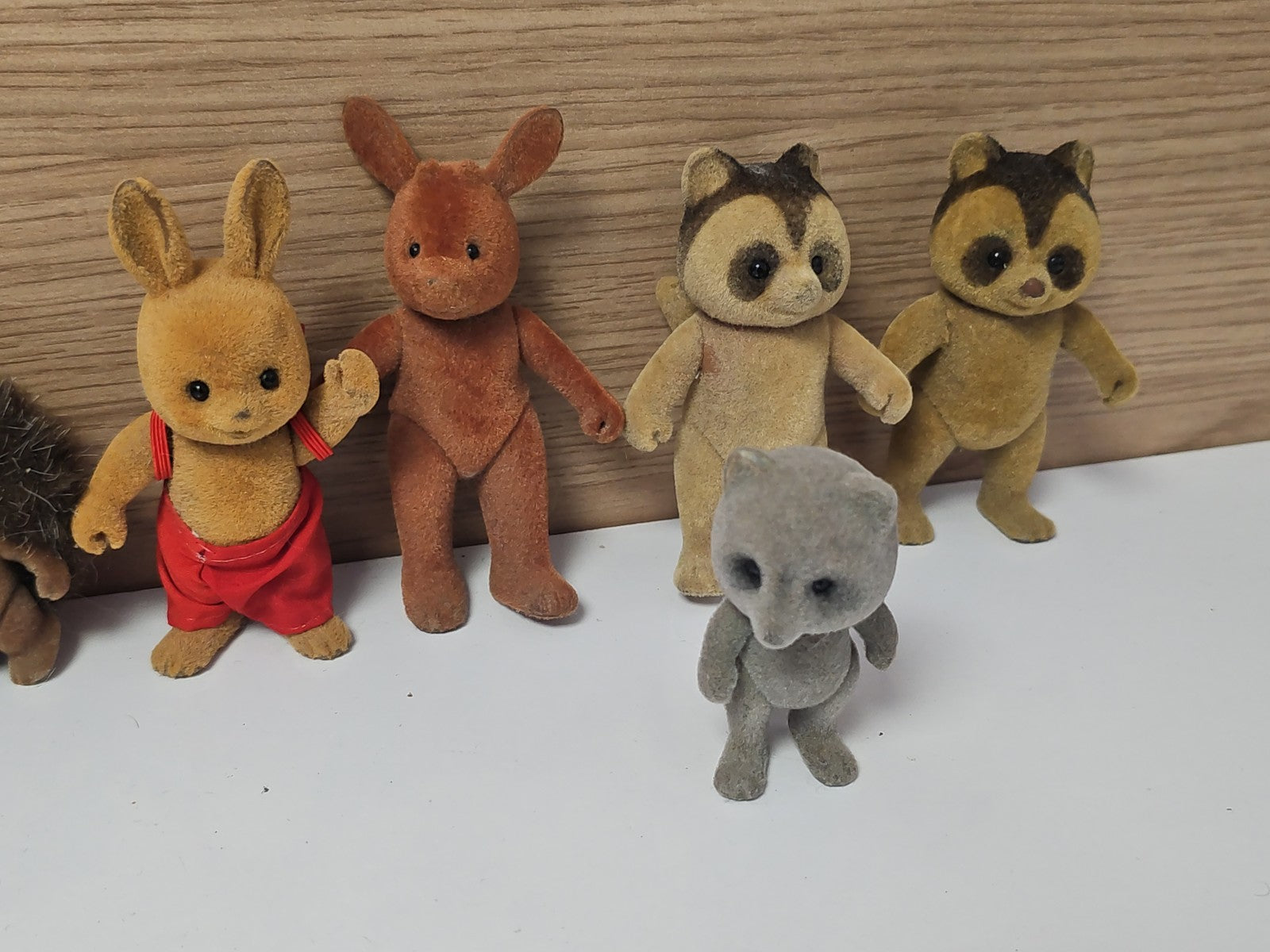 Vintage lot figurines Sylvanian anciens jouets animaux collection rétro rare