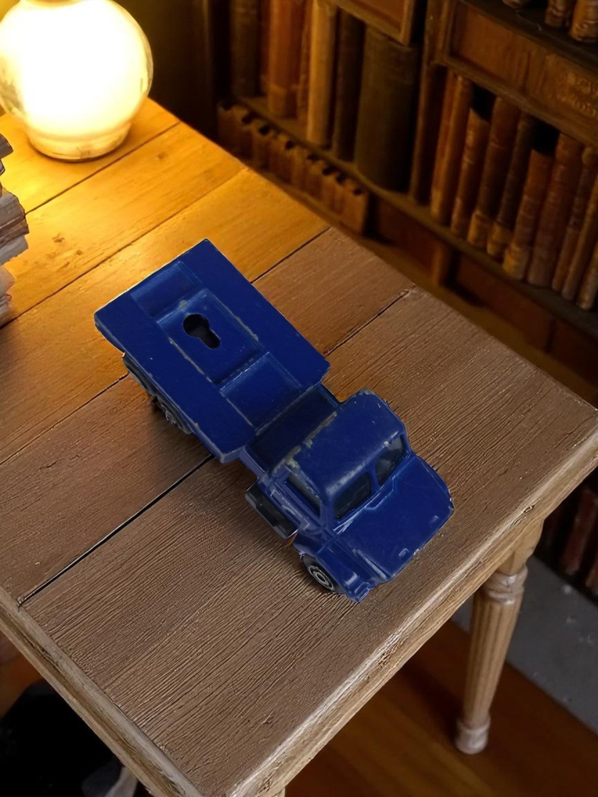 Majorette Vintage Camion Miniature Bleu - Véhicule Ancien Rétro Collection