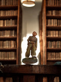 Figurine ancienne Starlux soldat vintage, statuette rétro peinte main