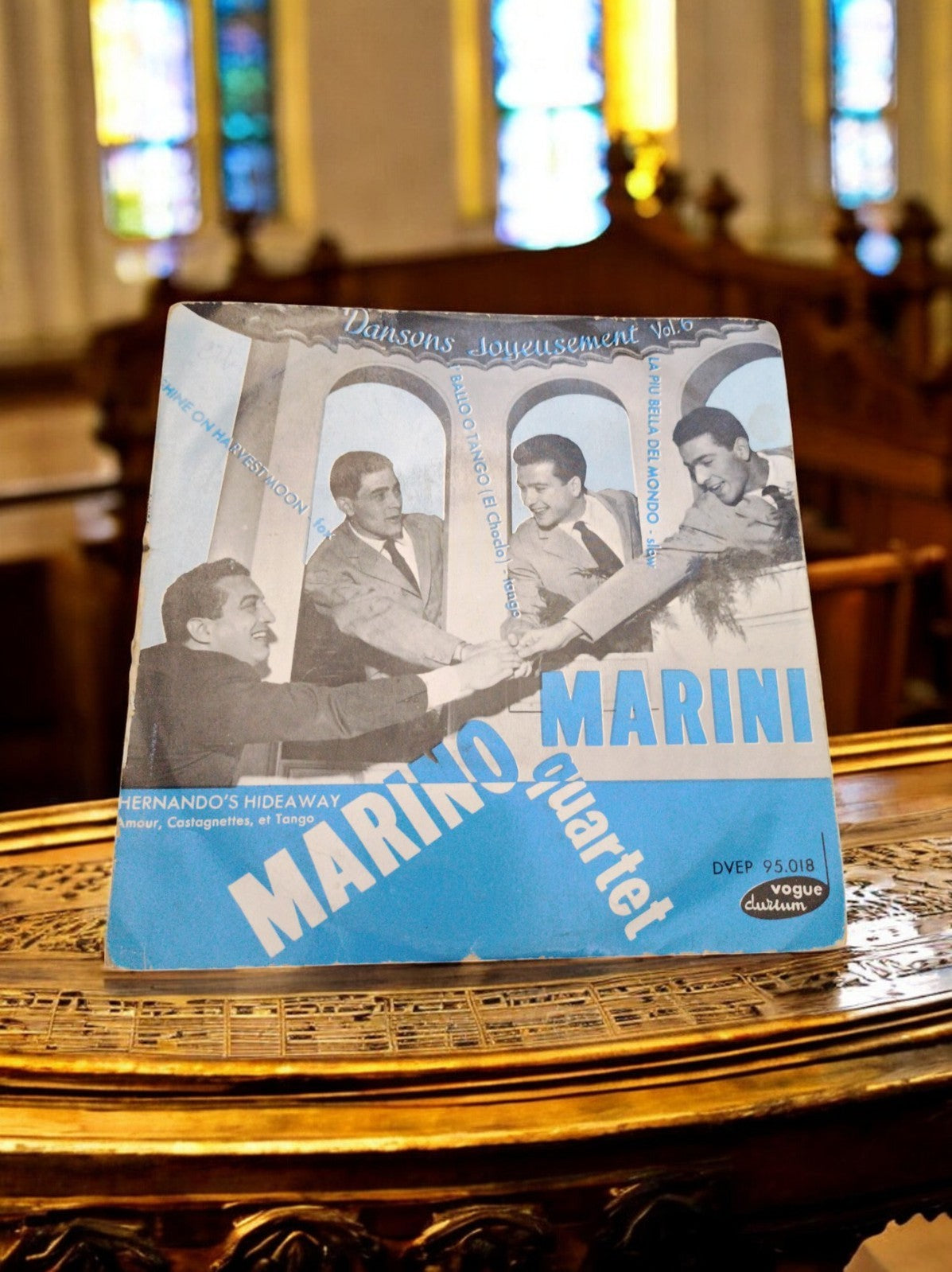 Vinyle EP 45 tours Marino Marini Quartet Dansons Joyeusement Vol.6 vintage