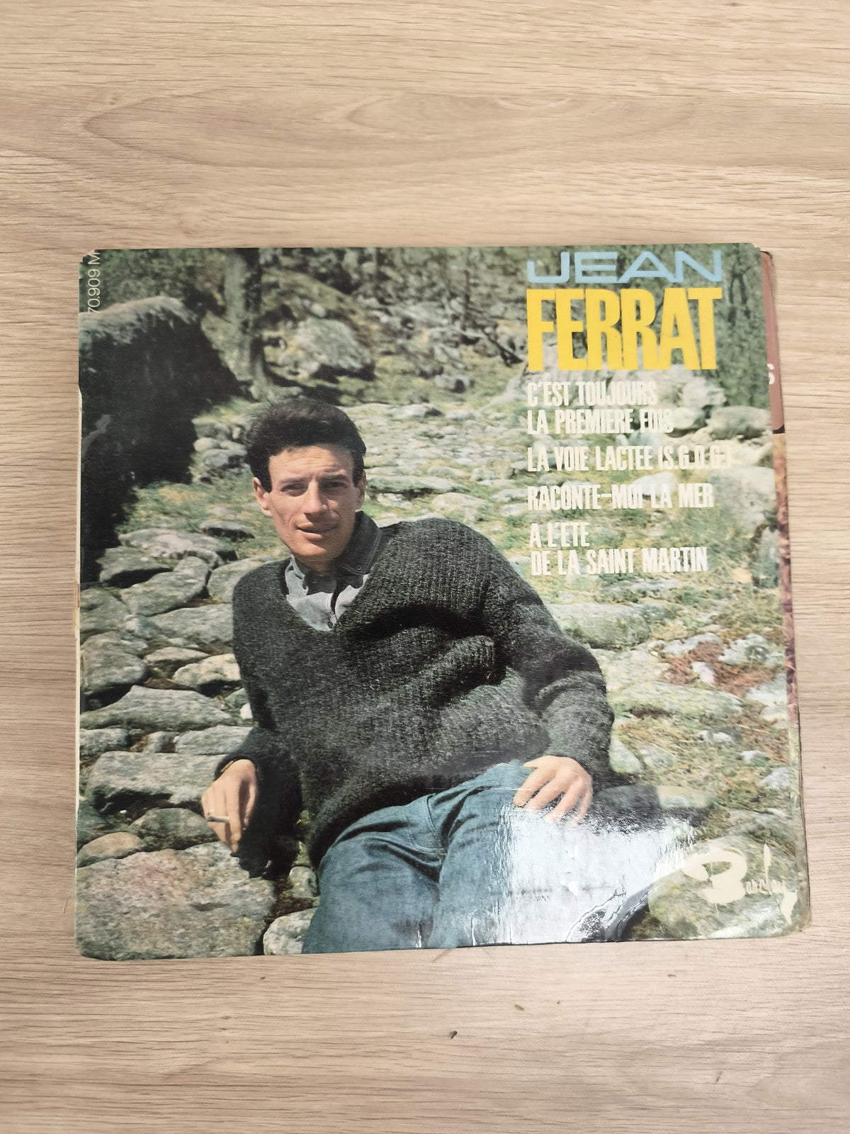 Vinyle 45 tours Jean Ferrat ? C?est toujours la première fois, Barclay, pochette