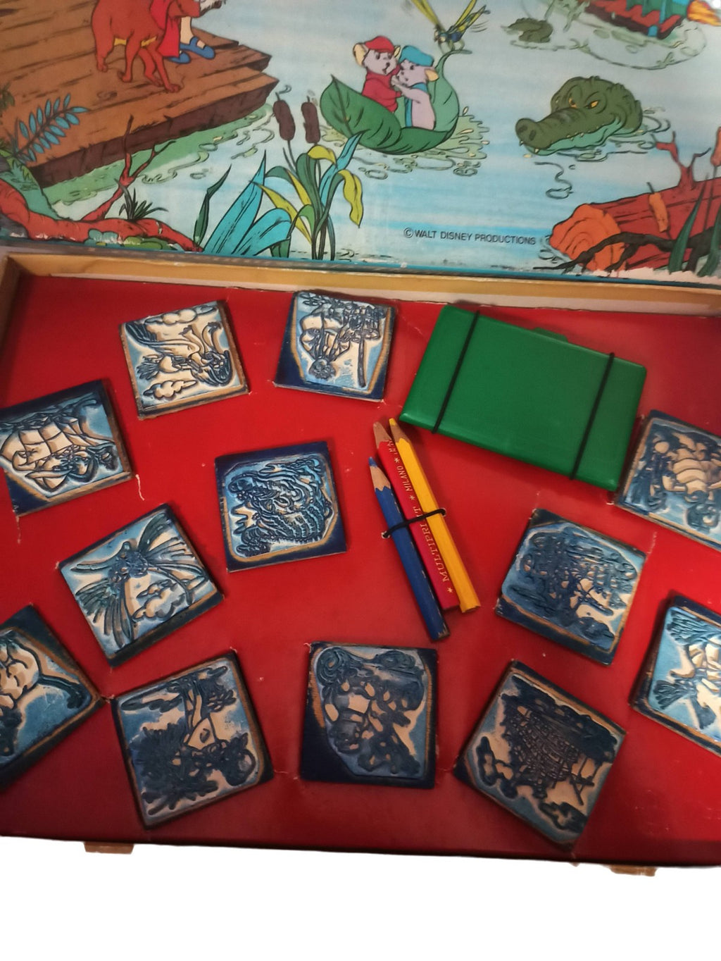Ancien jeu de tampons Disney Bernard et Bianca vintage collection enfant rétro