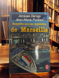 Livre ancien Enquête sur les mystères de Marseille vintage Le Livre de Poche rét