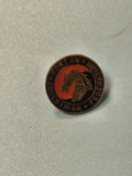 Vintage pin's Korean Equestrian Federation cheval émaillé rond collection