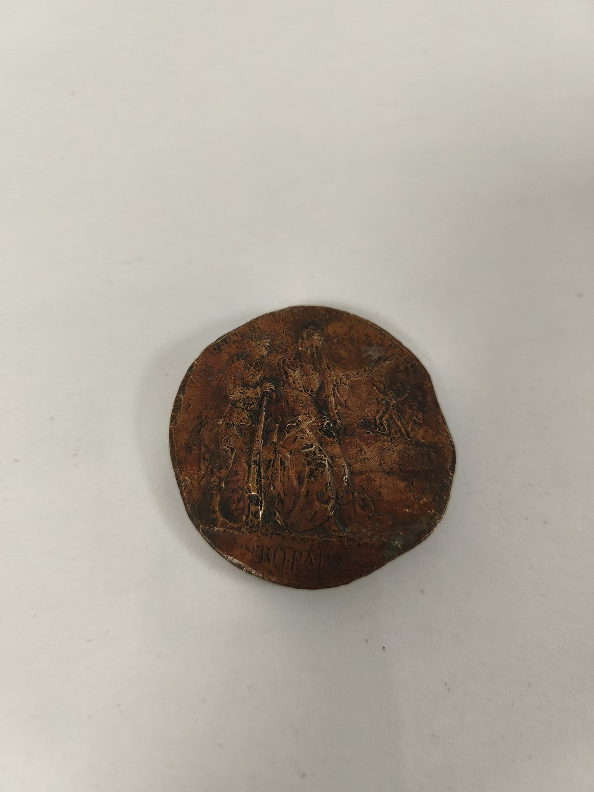 Vintage medal ancient French Republic Minister's Prize collection decor