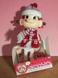 Poupée Peko-Chan 2006 vintage, soft vinyl, tenue hiver, Fujiya, figurine japonai