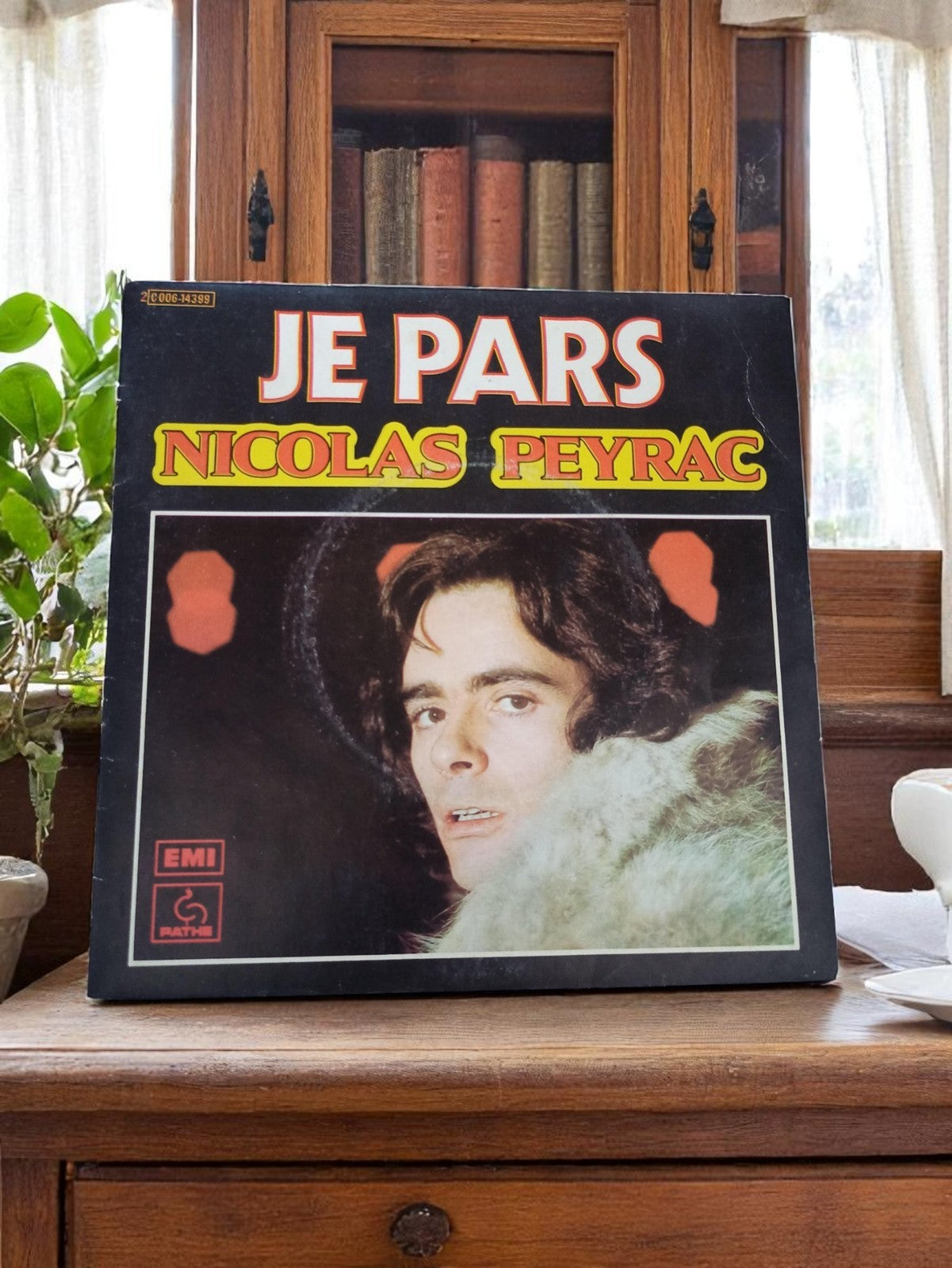 Vinyle 45 tours Nicolas Peyrac Je Pars vintage EMI Pathé pochette
